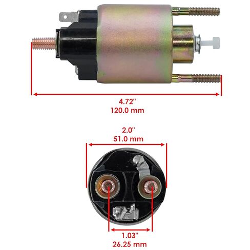 Caltric Starter Relay Solenoid Compatible with John Deere ZTrak Z720E Z730M Z740R Z810A Z820A Z830A in Kuwait
