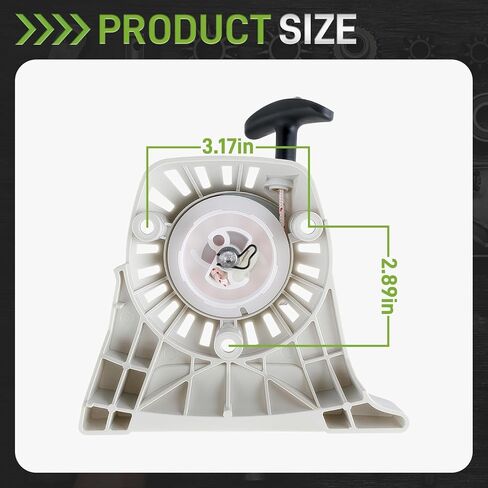 4180 190 4002 4180-190-4002 مجموعة بادئ الارتداد المتوافقة مع Stihl FS90 FS91 FS110 FS111 FS130 FS131 KM91 KM131 مجموعة بدء سحب بادئ الترجيع 41801904002 in Kuwait