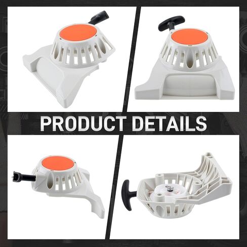 4180 190 4002 4180-190-4002 مجموعة بادئ الارتداد المتوافقة مع Stihl FS90 FS91 FS110 FS111 FS130 FS131 KM91 KM131 مجموعة بدء سحب بادئ الترجيع 41801904002 in Kuwait