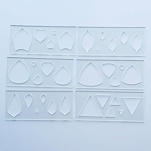 Mandala Art Stencils, 6 Geometric Shapes with 5 Sizes, Drawing Pattern Making Tools in Kuwait