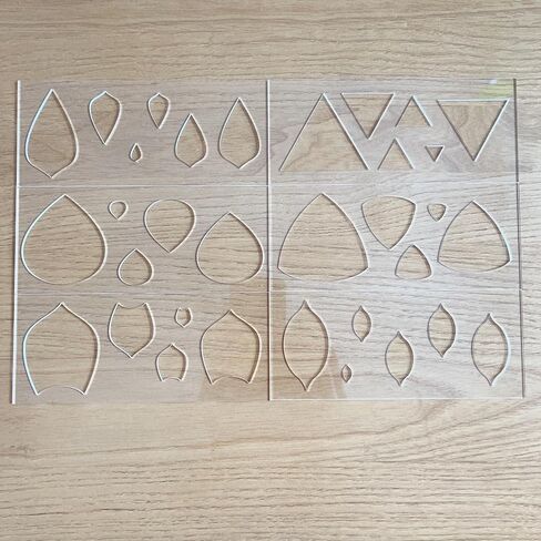 Mandala Art Stencils, 6 Geometric Shapes with 5 Sizes, Drawing Pattern Making Tools in Kuwait