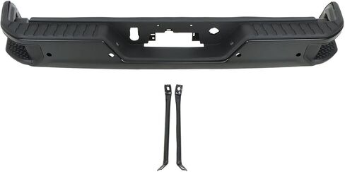 مناسبة لمجموعة مصدات الصدمات الخلفية الفولاذية الأولية لـ 2020-2025 Chevy Silverado وGMC Sierra 2500/3500 HD ثنائيًا مع مساعدة الوقوف وأجهزة استشعار النقاط العمياء - استبدال OEM GM1103213 in Kuwait