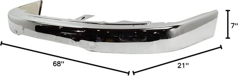 مصد Garage-Pro لسيارة Toyota 4Runner Base SR5 1999-2002 أداة رياضية أمامية من الكروم الصلب مع توفير لوحة ترخيص للموديلات التي لا تحتوي على حزمة رياضية يستبدل # 5210135660 TO1002168 in Kuwait