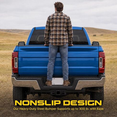 VRC Rear Bumper Assembly Compatible with 2017 2018 2019 2020 2021 2022 FORD F250 F350 F-250 F-350,Chrome Steel Back Bumper W/o Sensor(Chrome W/o Sensor Holes) in Saudi Arabia