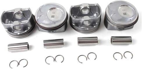 Engine Piston And Ring Kit 4Pcs 23041-2E210 23041-2E200 Compatible With Tucson Soul Forte5 Koup 2.0L 2014-2018 in Saudi Arabia