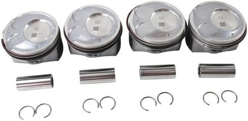 Engine Piston And Ring Kit 4Pcs 23041-2E210 23041-2E200 Compatible With Tucson Soul Forte5 Koup 2.0L 2014-2018 in Saudi Arabia