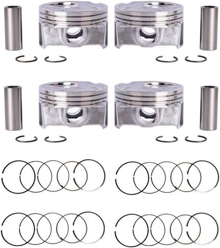 Engine Piston And Ring Kit 4Pcs 23041-2E210 23041-2E200 Compatible With Tucson Soul Forte5 Koup 2.0L 2014-2018 in Saudi Arabia