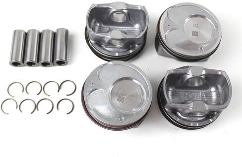 Engine Piston And Ring Kit 4Pcs 23041-2E210 23041-2E200 Compatible With Tucson Soul Forte5 Koup 2.0L 2014-2018 in Saudi Arabia