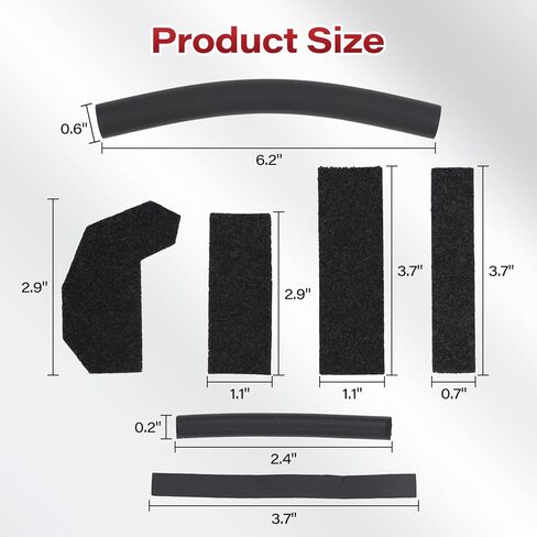 مجموعة سدادات صلبة قابلة للإزالة مكونة من 17 قطعة، متوافقة مع 2007-2017 Jeep Wrangler JK وWrangler JK Unlimited Foam Blocker استبدال 68026937AB in Kuwait