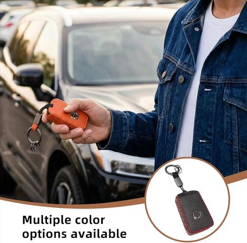 Car Key Fob Cover for Volvo XC90, XC60, XC40, S60, S90, V60, V90, Car Key Fob Shell Modification Accessories (Orange) in Saudi Arabia