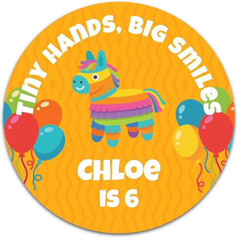 Custom Birthday Stickers with Name & Age – Round Personalized Paper Labels for Kids Birthday Party Favors, Goodie Bags, Treat Bags & Decorations – 50 to 1000 Stickers (Teddy & Balloons) in Saudi Arabia