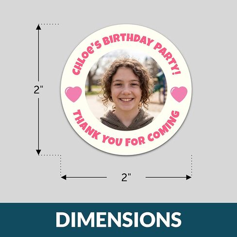Custom Birthday Stickers with Name & Age – Round Personalized Paper Labels for Kids Birthday Party Favors, Goodie Bags, Treat Bags & Decorations – 50 to 1000 Stickers (Teddy & Balloons) in Saudi Arabia