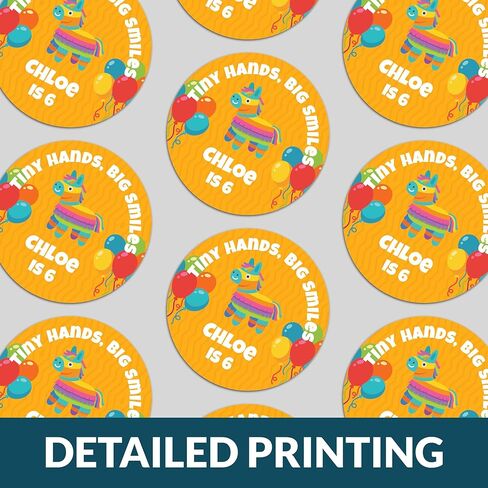 Custom Birthday Stickers with Name & Age – Round Personalized Paper Labels for Kids Birthday Party Favors, Goodie Bags, Treat Bags & Decorations – 50 to 1000 Stickers (Teddy & Balloons) in Saudi Arabia