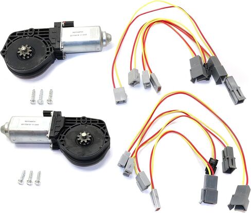 مجموعة محرك النافذة الأمامية Garage-Pro متوافقة مع سائق Ford F-250 F-150 F-350 وجانب الركاب 1992-1996 in Kuwait