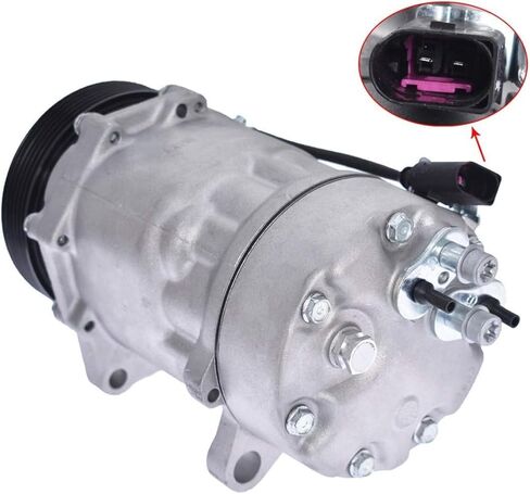 Air Condition Compressor with Clutch, AC Compressor for Beetle Golf J-etta 2001-2005 in Kuwait