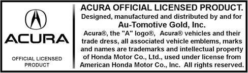 AU-TOMOTIVE GOLD, INC. سلسلة مفاتيح من الجلد الأسود مرخصة رسميًا لسيارة Acura RDX in Kuwait