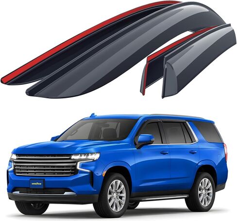 Goodyear Shatterproof Window Deflectors for Lexus GX 2010-2023, Tape-on Rain Guards, Window Visors, Vent Deflector Visor, Car Accessories, 4 pcs. - GY008850 in Kuwait