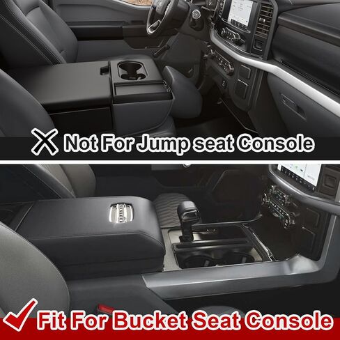 VaultsOnWheels Center Console Organizer Compatible with 2015-2025 2026 Ford F150 F-150 Accessories Armrest Middle Console Divider Storage Box Divider Insert Organizer(Bucket Seats ONLY) in Saudi Arabia