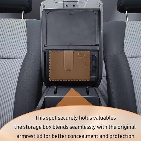 TACORBO Hidden Storage Box Compatible with Toyota 4Runner Accessories 2010-2020 2021 2022 2023 2024, One-Touch Center Console Organizer in Kuwait
