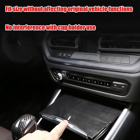Center Console Gear Shift Panel Cover Trim Compatible with BMW 3 Series G20 G21 320i 325i 330i,4 Series G22 G23 G26 420i 425i 430i 440i (2020-2026),Carbon Fiber Pattern Interior Accessories in Saudi Arabia