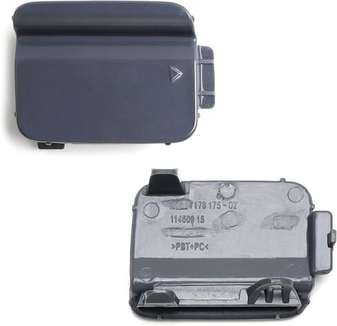 iJDMTOY Unpainted/Primed Rear Bumper Tow Hook Cap Cover Replacement Compatible With BMW 2008-2010 LCI/Facelift E60/E61 528i 535i 550i Standard Bumper in Kuwait