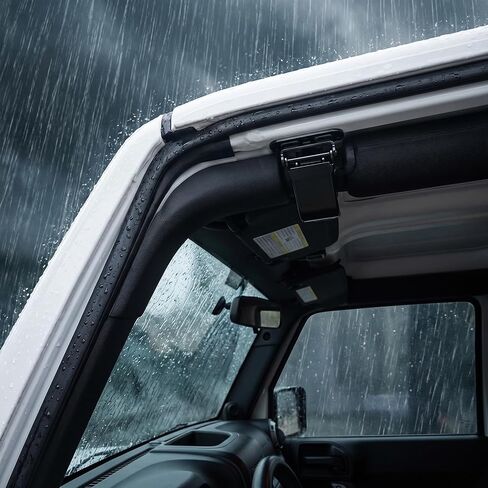 Hard Top Latch Clamp for Unlimited 2007-2018, Matte Black, Heavy-Duty Steel Core with Composite Plastic in Saudi Arabia