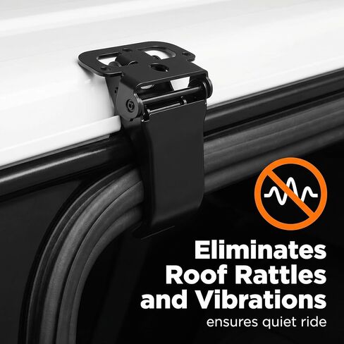 Hard Top Latch Clamp for Unlimited 2007-2018, Matte Black, Heavy-Duty Steel Core with Composite Plastic in Saudi Arabia