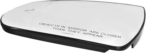 New Left Driver Side Heated Blind Spot Mirror Glass With Backing Plate Fit for Cadillac SRX 2010-2016, Replace 20953697 (Without Auto Dimming) in Kuwait