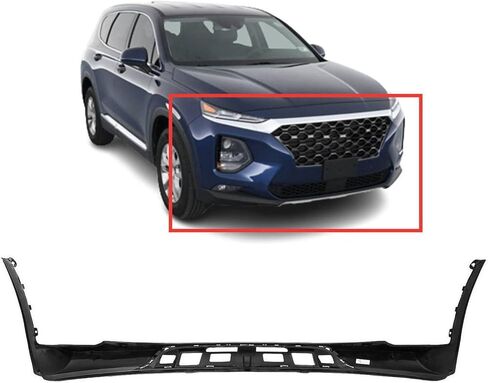 FitParts Compatible With Front Lower Bumper Cover 2019 2020 Hyundai Santa Fe HY1015111 Essential GLS Limited Luxury Preferred SEL Sport Ultimate. Ready to paint. 86512S2000 in Kuwait