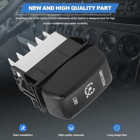 مفتاح التحكم في السرعة المتأرجح 577.59626 P27-1040-15 لـ Kenworth T800 W900 Peterbilt Truck Power Cruise Truck Control Switch 57759626 P27104015 in Kuwait