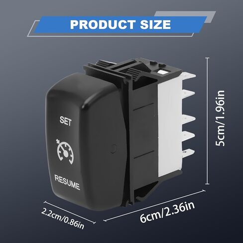 مفتاح التحكم في السرعة المتأرجح 577.59626 P27-1040-15 لـ Kenworth T800 W900 Peterbilt Truck Power Cruise Truck Control Switch 57759626 P27104015 in Kuwait