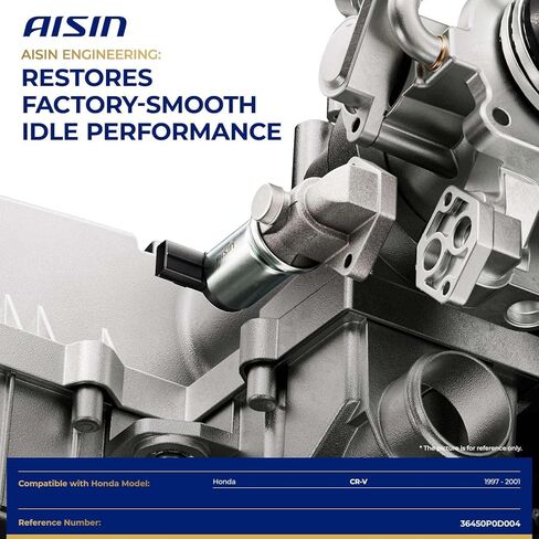 AISIN AFTERMARKET IAVH-00080 Idle Air Control (IAC) Valve - Compatible with Honda CR-V 1997-2001 - L4 2.0L in Kuwait