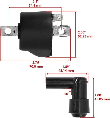 Caltric Ignition Coil Compatible with Polaris Trail Boss 350L 2X4 4X4 1990-1993 in Kuwait
