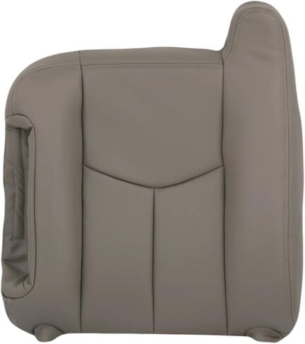 Auto Seat Replacement 2003 2004 2005 2006 Chevy Suburban Tahoe Replacement Genuine Leather Seat Cover (Driver Bottom, Light Tan (Shale Tan)) in Saudi Arabia