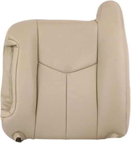 Auto Seat Replacement 2003 2004 2005 2006 Chevy Suburban Tahoe Replacement Genuine Leather Seat Cover (Driver Bottom, Light Tan (Shale Tan)) in Saudi Arabia