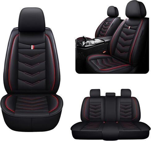 7 Seats Car Seat Covers for Lincoln Aviator 2021-2026, Premium Nappa Leather, Waterproof Durable Car Seat Cover, Anti-Slip & Wear-Resistant Car Seat Cover Full Set (Standard, Black) in Saudi Arabia