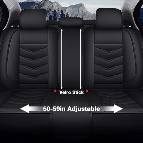 7 Seats Car Seat Covers for Lincoln Aviator 2021-2026, Premium Nappa Leather, Waterproof Durable Car Seat Cover, Anti-Slip & Wear-Resistant Car Seat Cover Full Set (Standard, Black) in Kuwait