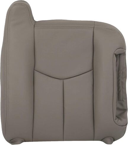 Auto Seat Replacement 2003 2004 2005 2006 Chevy Suburban Tahoe Replacement Genuine Leather Seat Cover (Driver Bottom, Light Tan (Shale Tan)) in Saudi Arabia