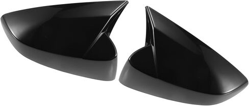 Pair Car Rear View Driver Passenger Side Mirror Cover Cap Overlay Gloss Black for Subaru BRZ 2012-2020 for Models with Turn Signal Light Durable Material in Saudi Arabia