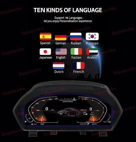 12.3 Inch Digital Instrument Cluster Dashboard Gauge for BMW 3 Series 4 Series F30 F31 F34 F32 F33 F36 2013-2019 in Saudi Arabia