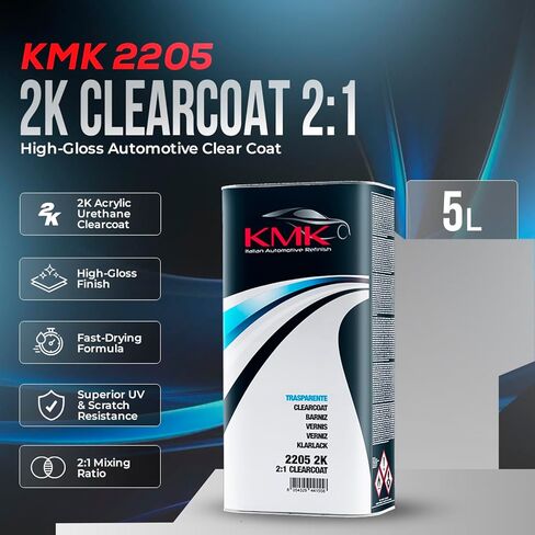 KMK Automotive Refinishing Acrylic 2K Polyurethane Clearcoat 5 Liter in Saudi Arabia