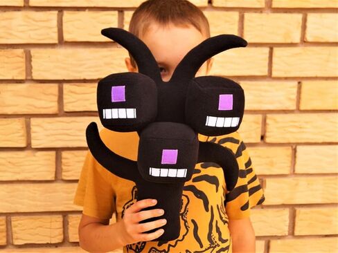 EASELR WeightedPlush 13 Inch Withe Plush Toys, Game Black Stuffed Plushie Doll Gift for Collectible Decoration Kids Game Fans in Saudi Arabia