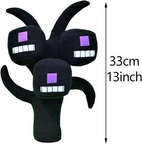EASELR WeightedPlush 13 Inch Withe Plush Toys, Game Black Stuffed Plushie Doll Gift for Collectible Decoration Kids Game Fans in Saudi Arabia