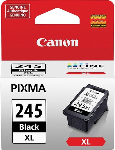 Canon 3 Pack PG-245 XL High Capacity Black Ink Cartridge for Select PIXMA iP, MG, MX, TR, TS Series Printers - 12ml in Kuwait