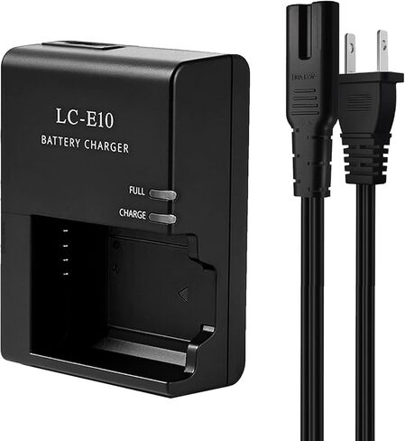 LP-E10 LC-E10 LC-E10C Battery Charger,Compatible with EOS Rebel T7 T6 T5 T3 T100 EOS 4000D 3000D 2000D 1500D 1300D 1200D 1100D Kiss X50 X70 X80 X90 DSLR Digital Camera Battery in Saudi Arabia