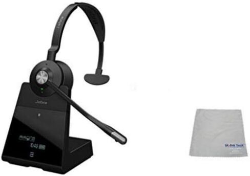 Jabra Engage Wireless Headset Bundle with EHS Adapter - Bluetooth Phones, PC/MAC, USB, Compatible with Avaya Desk Phones, Compatible Vantage Series - K155, K165 (Convertible, Engage 75) in Kuwait