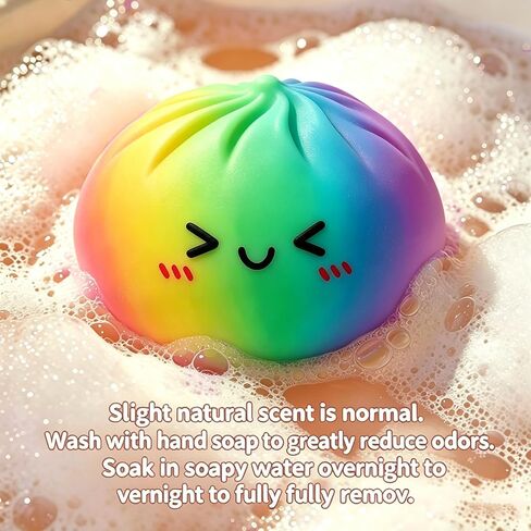 Colorful and Blue Dumpling Squishies New Mystery Squishies Dumpling with Box Stress Relief Balls Sensory Toys Desk Squeeze Toys Gift(2PC) in Saudi Arabia