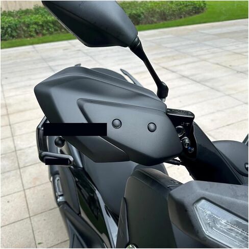 Hand Guard Handguard Protector Compatible with Yamaha X-MAX 125 X-MAX 300 Xmax 125 300 Xmax 2023 2024 Motorcycle Handlebar Protection, Black in Saudi Arabia