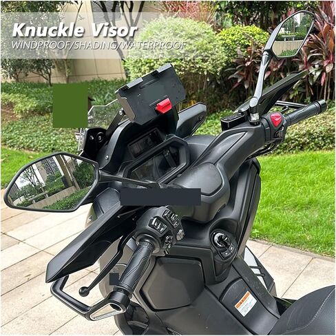 Hand Guard Handguard Protector Compatible with Yamaha X-MAX 125 X-MAX 300 Xmax 125 300 Xmax 2023 2024 Motorcycle Handlebar Protection, Black in Saudi Arabia