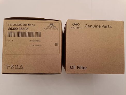 Genuine Hyundai 26300-35504 OEM Replacement Oil Filter in Kuwait